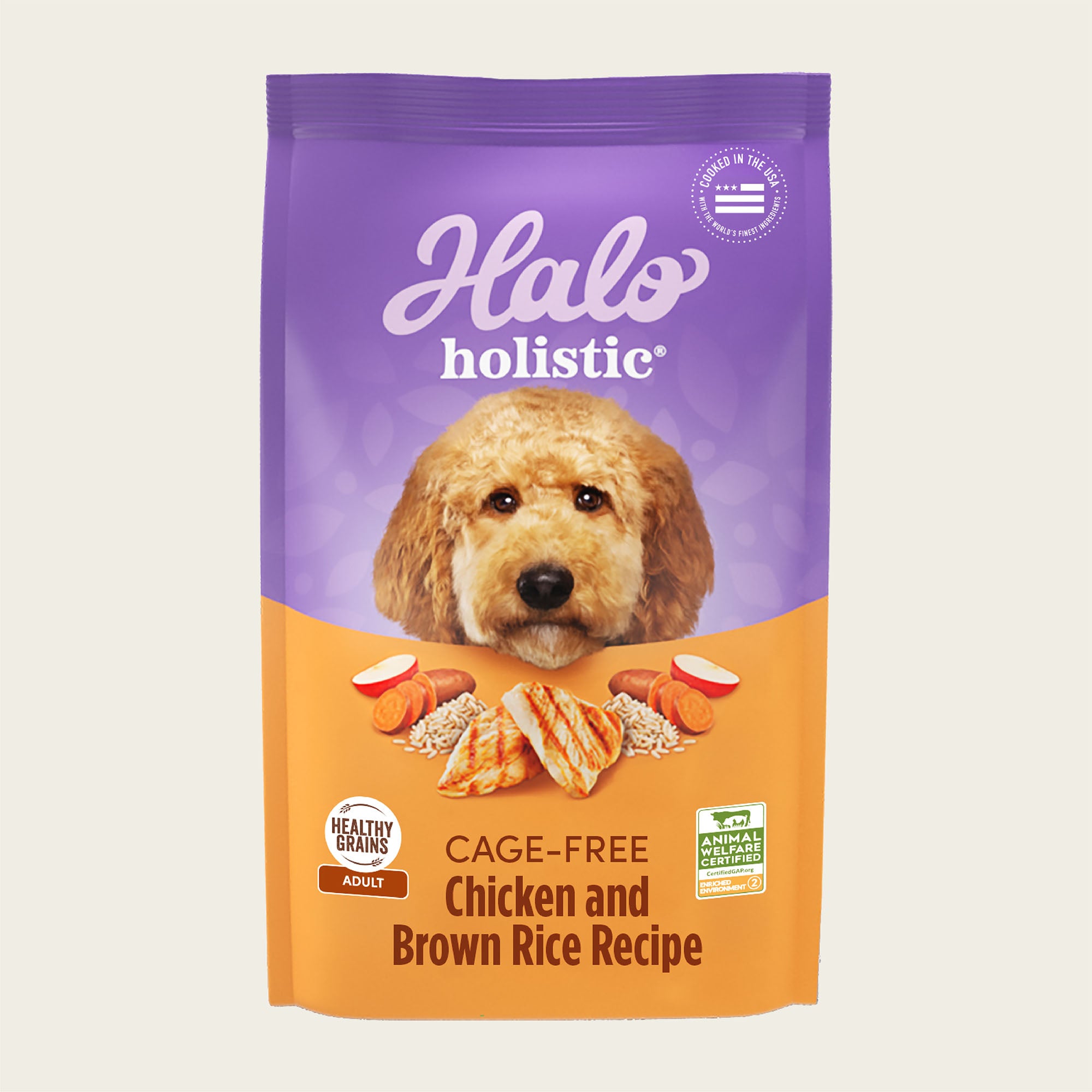 Holistic Cage Free Chicken Brown Rice Recipe Adult Dry Dog Food