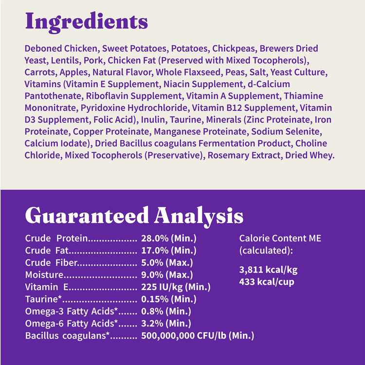 Holistic Grain Free Cage-Free Chicken & Sweet Potato Recipe Small Breed Dry Dog Food