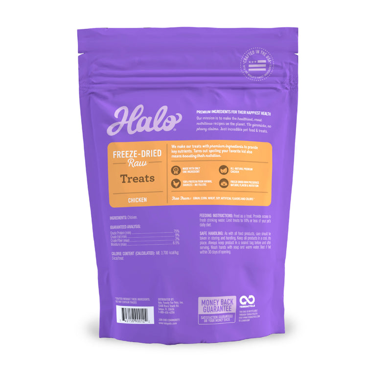 Freeze-Dried Raw Chicken Dog Treats 3.7 oz