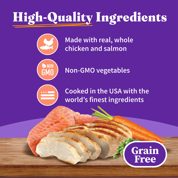 Halo® Small Breed - Grain Free Chicken & Salmon Recipe, 5.5 oz can (case of 12)