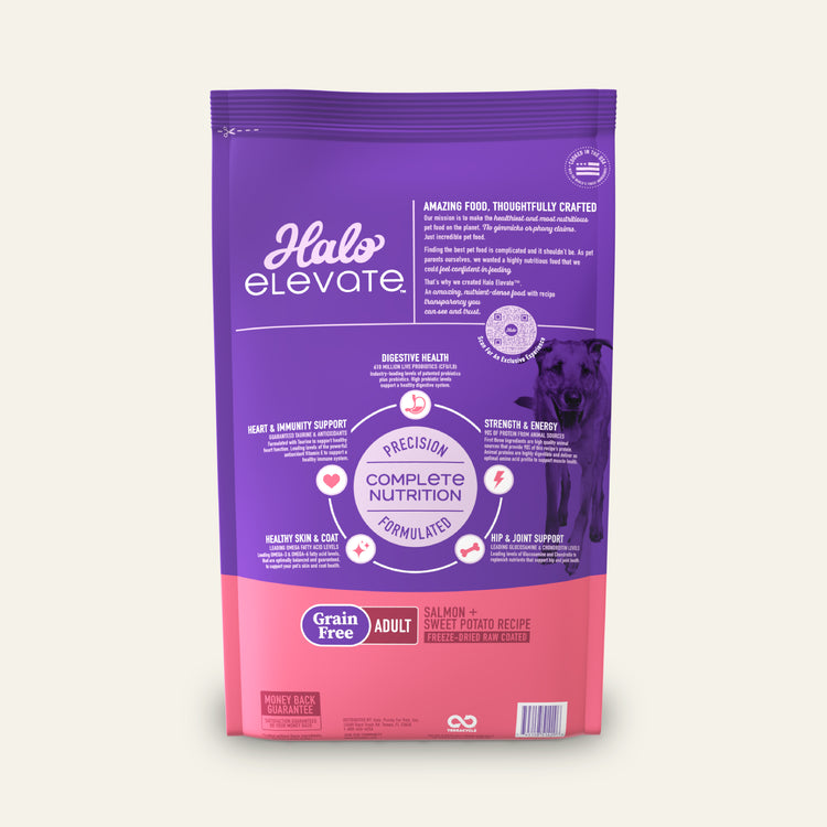 Halo® Elevate Dog Grain Free Salmon Recipe Dry Food