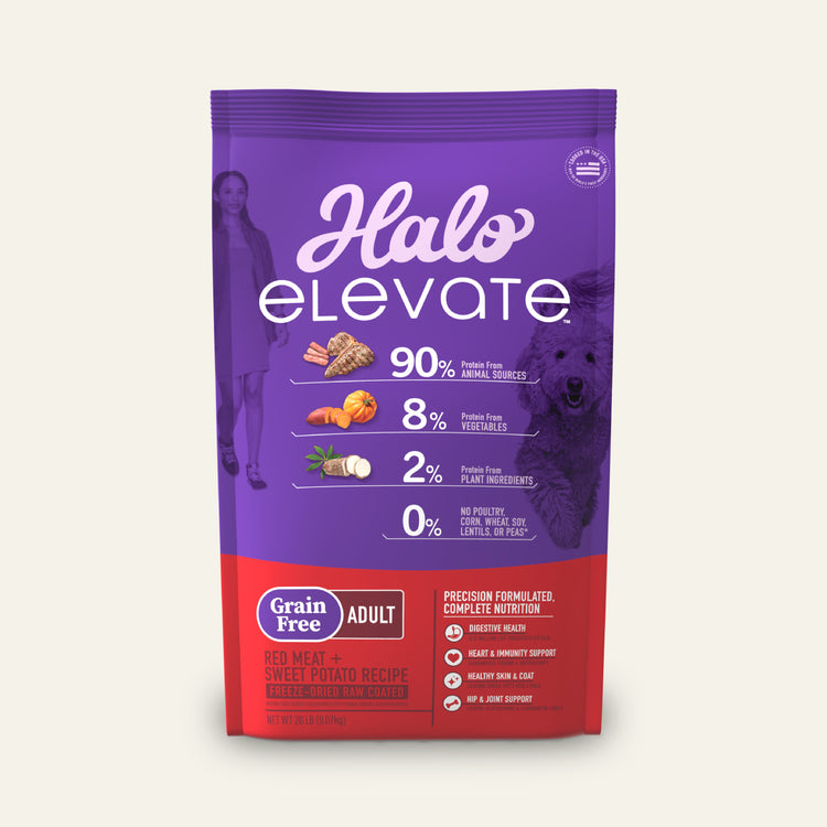 Halo® Elevate Dog Grain Free Red Meat Recipe Dry Food