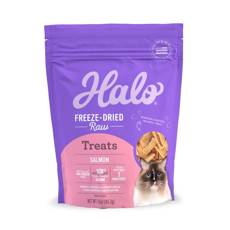 Halo Freeze-Dried Salmon Cat Treats