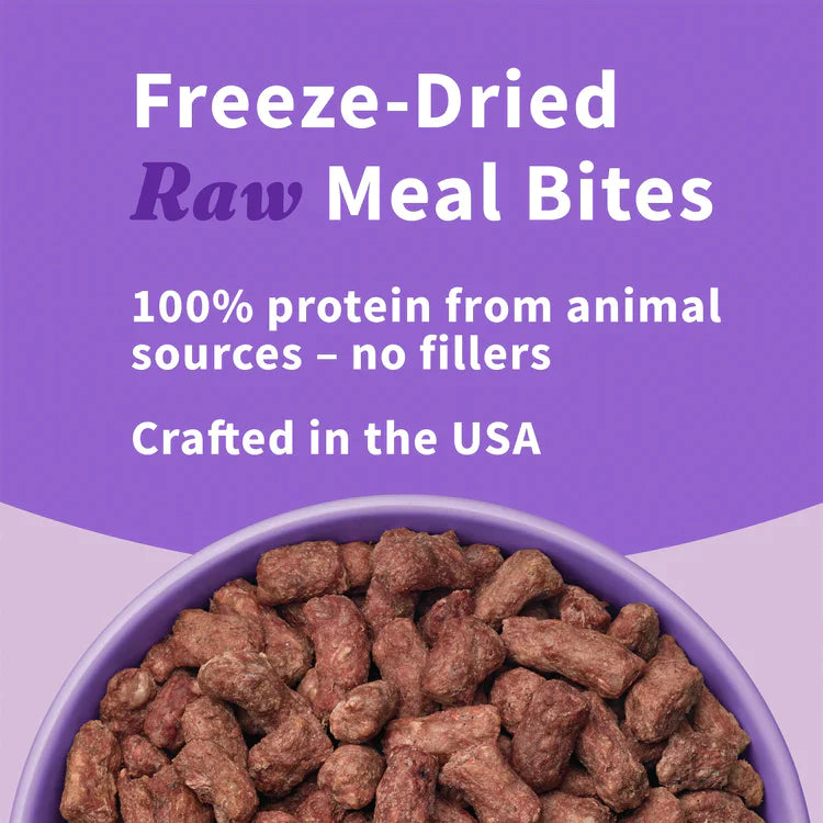 Halo Freeze-Dried Raw Meal Bites Protein 3 Pack Plus Free Treat