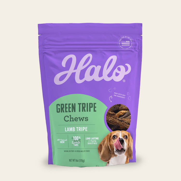 Green Lamb Tripe Chews 6 oz