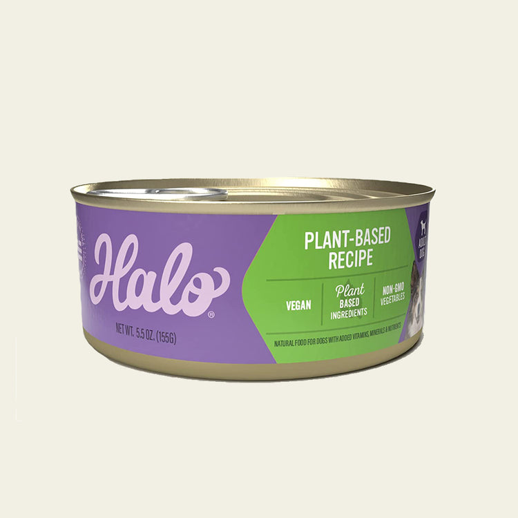 Halo® Holistic Adult Dog - Garden of Vegan Recipe, 5.5 oz can (case of 12)